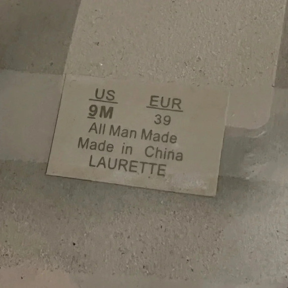 Sam Edelman Laurette Strappy Nude Mule Block Heel Women Size 9 - Picture 7 of 8